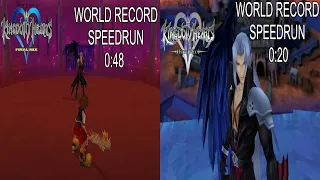 Sephiroth [WR] Speedrun [WORLD RECORD] KH FM Proud Mode 0:48 & KH II FM Critical Mode 0:20