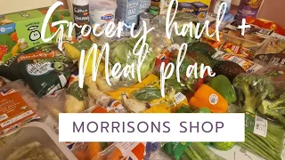 Weekly Morrisons Grocery haul | What I buy for my family | What we eat in a week