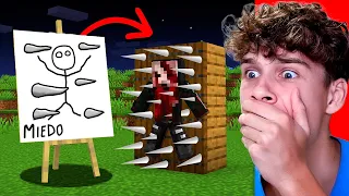 Trolleé a Mi Amigo con DIBUJOS en Minecraft