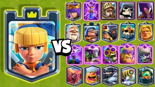 DAGGER DUCHESS vs ALL CARDS | NEW CARD | Clash Royale