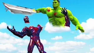 The Incredible Hulk VS Venom & Abomination & Hulk Planet Epic Battle GTA 5