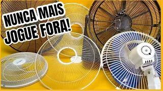 5 IDEIAS INCRÍVEIS E ÚTEIS PARA REUTILIZAR GRADE DE VENTILADOR VELHO!!!