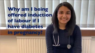 Why am I being offered induction of labour if I have diabetes in pregnancy?