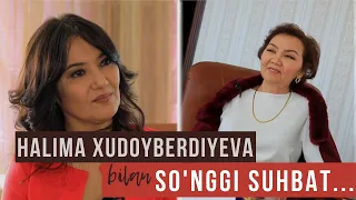 BUYUK SHOIRA HALIMA XUDOYBERDIYEVA BILAN SO'NGGI SUHBAT..