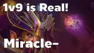 Invoker by Miracle- 1v9 is Real!