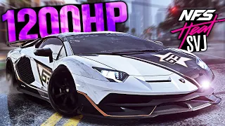 Need for Speed HEAT - Most EXPENSIVE Lamborghini! - 1200HP Aventador SVJ Customization!