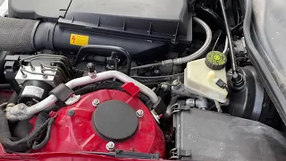 2006 Mercedes SLK 350 engine compartment