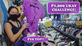 P1000 Ukay Challenge in Quiapo! | Laureen Uy