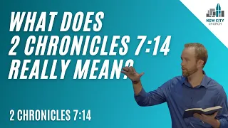 Misquoted: 2 Chronicles 7:14