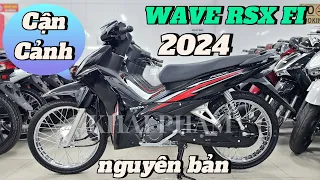 Cận cảnh WAVE RSX FI 2024 màu Đen căm đùm + giá bán tại CH Mai Duyên. Khải Phạm #wave #wave110