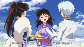 Yashahime: Princess Half-Demon | Rin gives her daughters Kimonos from their father Sesshomaru