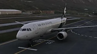 MSFS Full Flight in 4K Ultra Settings |Queenstown - Christchurch | Air New Zealand A320