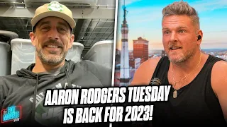 Aaron Rodgers Says Jets Life Is "Better Than Expected," Confirms Aaron Rodgers Tuesday Is BACK!