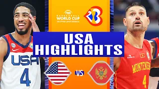 USA vs MONTENEGRO | #FIBAWC | September 1, 2023