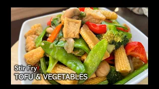 How to Cook Restaurant-style Stir-Fried TOFU with MIX VEGETABLES | Vegetarian Recipe