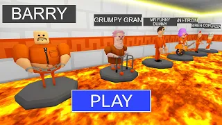 NEW Escaping from a LAVA BARRY PRISONER'S PRISON RUN! And BECAME a BARRY PRISONER #Roblox