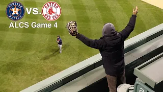 What’s it like on the GREEN MONSTER for a playoff game?