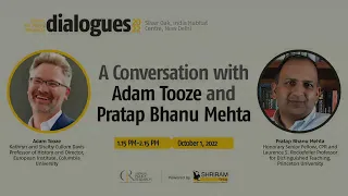 A Conversation with Adam Tooze and Pratap Bhanu Mehta