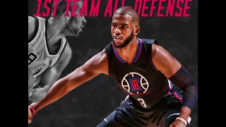 CP3 Named to the 2016-17 NBA All-Defensive First Team