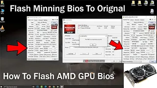 How To Flash AMD Graphic Card Bios | Msi Radeon RX 580 Armor OC | Simple & Easy