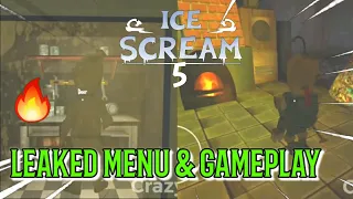 Icescream 5 leaked menu & gameplay!!! l Icescream 5 l Horror Beast YT