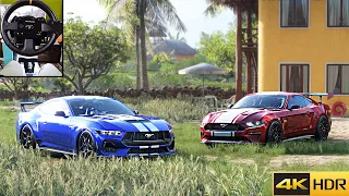 Ford Mustang 2020 | Ford Mustang 2024 | CONVOY | Forza Horizon 5 | Thrustmaster TX RX| 4K Gameplay