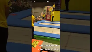 jumping unit for family entertainment trampoline park China manufacturer www.colorfulplay.com
