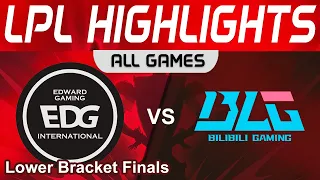 EDG vs BLG Highlights ALL GAMES LPL Spring Lower Bracket Finals 2023 EDward Gaming vs BilibiliGaming