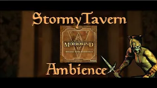 Take Shelter, Outlander. Morrowind Stormy Tavern Ambience - 4k Sleep and Relaxation