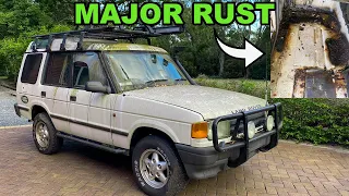 Classic Land Rover Discovery Restoration Part 1 - Major Rust from sitting for over 7 Years!