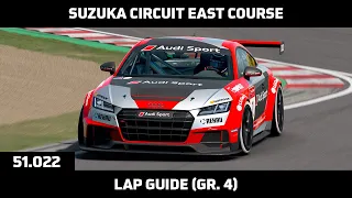 Gran Turismo Sport - Daily Race Lap Guide - Suzuka Circuit East Course - Audi TT Cup Gr. 4