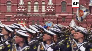 Parade rehearsal in Moscow ahead of Victory Day