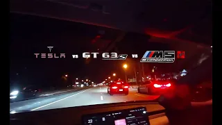 Tesla Model 3 Performance vs M5 CP F90 vs M4 G82