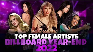 Top Female Artists of Billboard Year-End Chart 2022 | Hollywood Time | Taylor Swift, Doja Cat, Adele