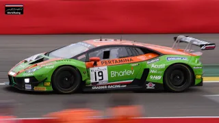 Lamborghini Huracán GT3 | Nice V10 Sound ! Le Mans & Spa Francorchamps