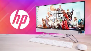 HP All in One PC Unboxing And First Impressions ⚡ HP AIO Desktop Review 2023