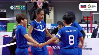 Sukan Asia Indonesia: Sepak Takraw | Kuadran | Wanita | MAS lwn IND | Astro Arena