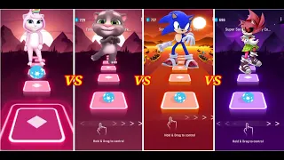 Talking Angela 2  Talking Tom  Sonic  Amy sonic Exe  Tiles hop