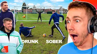 Miniminter Reacts To 100 Shots Drunk vs 100 Shots Sober