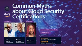 Webinar Series - Common Myth about Cloud Security Certifications