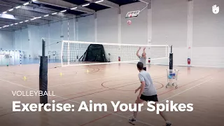 Exercise: aim your spikes | Volleyball