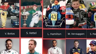 All F1 drivers when they were kids 2022