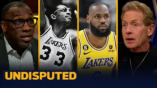 LeBron calls Kareem's scoring record 'one of the greatest records in sports' | NBA | UNDISPUTED