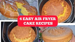 4 EASY AIR FRYER CAKE RECIPES. HOW TO START BAKING IN YOUR AIR FRYER FROM SCRATCH🎂🍰🥮