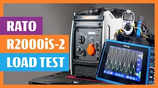 RATO R2000iS 2 Power Load Test with Oscilloscope, Watt Meter and PARKSIDE, KÄRCHER, AIRCRAFT