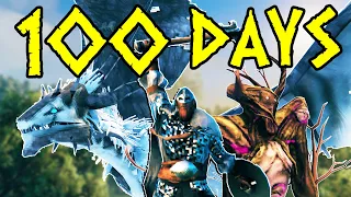 Can I beat every boss? | 100 Days | Valheim