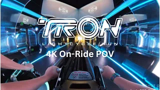 Tron Lightcycle/Run at Magic Kingdom On-Ride POV