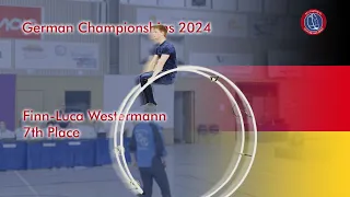 Finn Luca Westermann German Championships 2023 in Gymwheel All Arround Men 4th Place