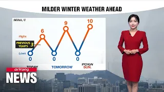 [Weather] Mild temperatures for weekend, ultrafine dust to stay in some western regions