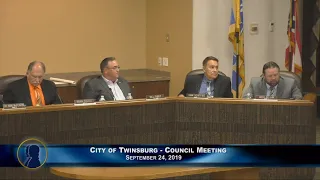 City of Twinsburg Council Meeting - September 24, 2019